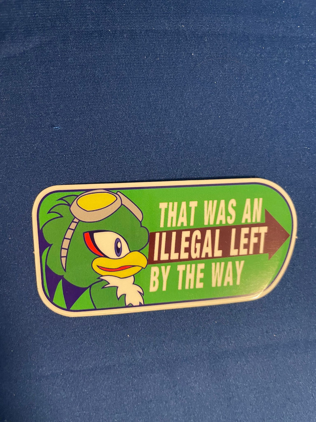 Illegal Left Vinyl Sticker