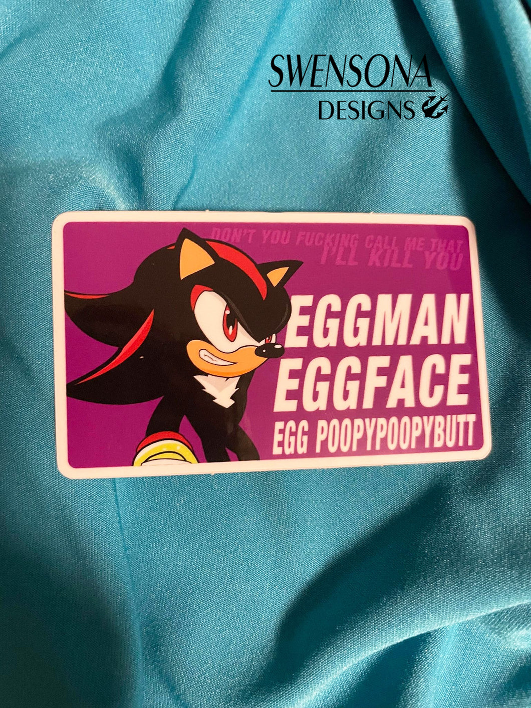 Egg PoopyPoopyButt Vinyl Sticker