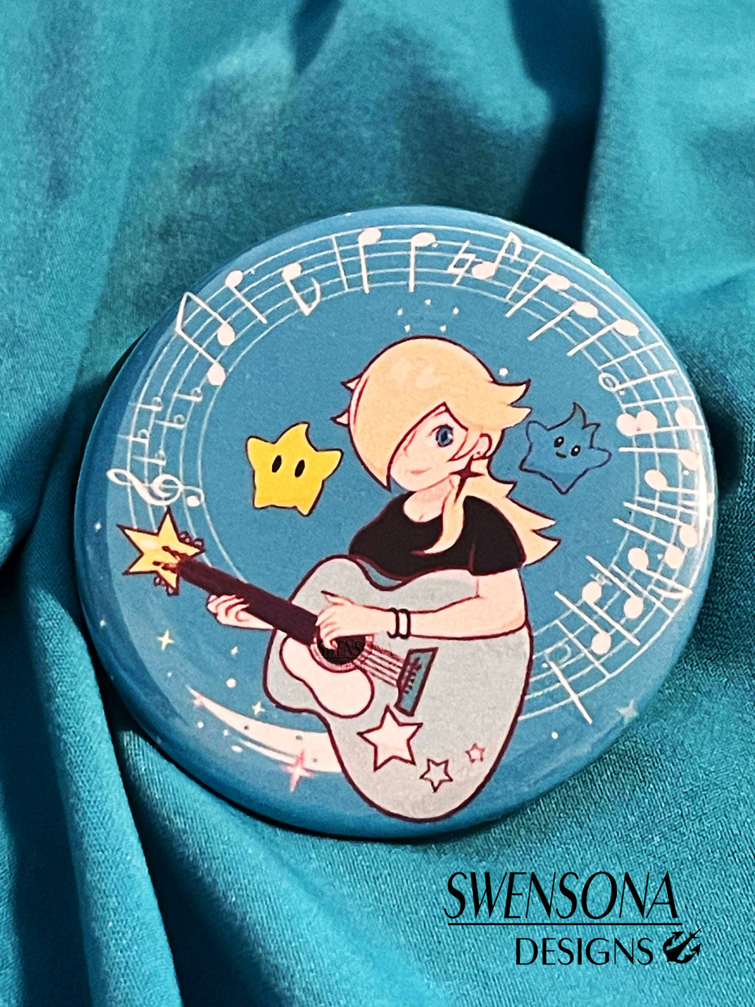 Space Princess Button Badge