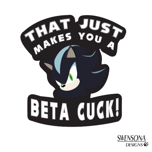 Beta Cuck sticker