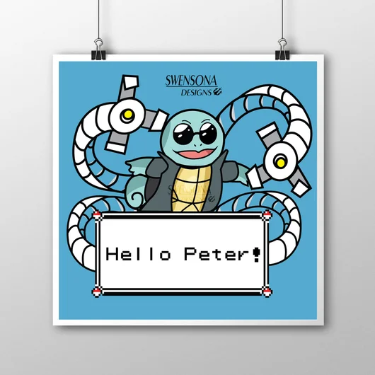 Hello Peter Mini Print
